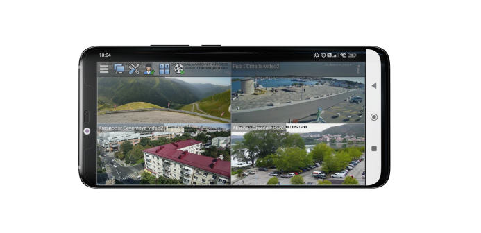 Video surveillance for Android